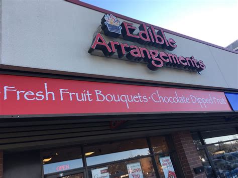  642 E Arlington Blvd. Greenville, NC 27858. CLOSED NOW. From Business: Gourmet gift shop selling fresh fruit arrangements, fruit bouquets, fruit baskets & platters filled with treats like chocolate-covered strawberries, dipped…. 2. Edible Arrangements. Fruit Baskets Gift Baskets. Website. 38. 
